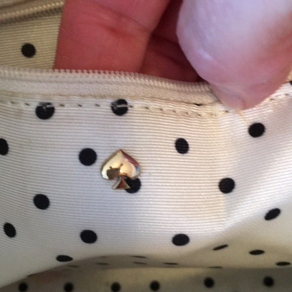 kate spade cream & black bag - Picture 12 of 13